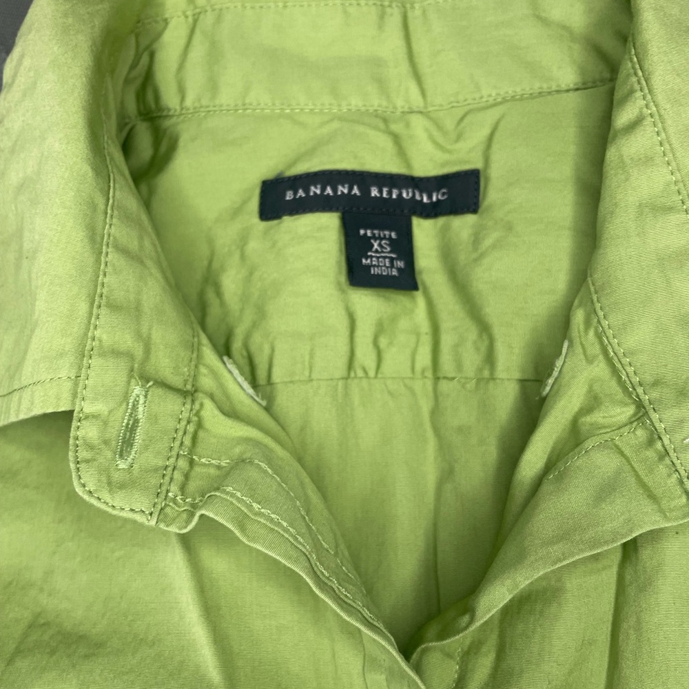 Banana Republic Lime Green Blouse